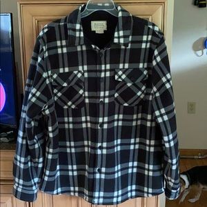 Boston Traders -Fleece Sherpa Line Button up shirt